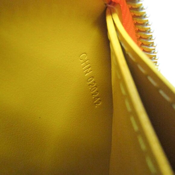 GOYARD Yellow Leather Wallet - Picture 16 of 16
